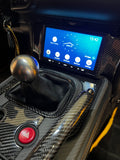 Honda S2000 custom Double DIN Radio Solution with Carbon Fiber Trim