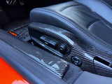 2017 - 2022 NC1 NSX Carbon Fiber Power Seat Exterior Trim Panels (Pair)