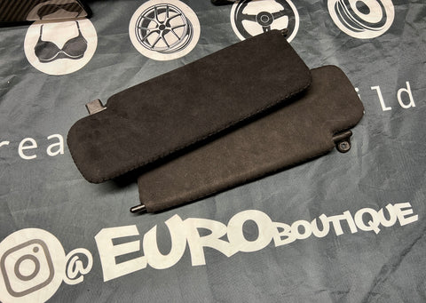 s2000 Sun Visors in custom Leather / Alcantara / Perforated Leather