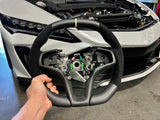 2017-2022 NC1 NSX Upgraded Carbon Fiber Steering Wheel with Alcantara / Napa Leather