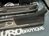 s2000 Custom Carbon Fiber, Alcantara, Leather Door Sill Guards
