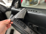 NSX Carbon Fiber Triangle Door Sashes Front (pair)