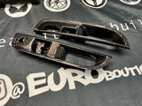 Audi R8 Carbon Fiber OEM Power Window Trim Replacements (pair)