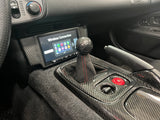 Honda S2000 custom Double DIN Radio Solution with Carbon Fiber Trim