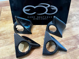 2017 - 2022 NC1 NSX Carbon Fiber Door Tweeter Pods (pair)