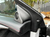 2017 - 2022 NC1 NSX Carbon Fiber Door Tweeter Pods (pair)