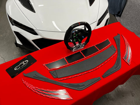 2022 NC1 NSX Type-S Scrape GUARD Protection (Lower CF Front Bumper from Scratches)