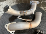 2017 - 2022 MBRP 2.5" Stainless Exhaust with Carbon Fiber Exhaust Tips