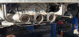 2017 - 2022 MBRP 2.5" Stainless Exhaust with Carbon Fiber Exhaust Tips
