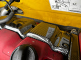 NSX Engine Spark Plug Bank Cover in Gloss Carbon Fiber
