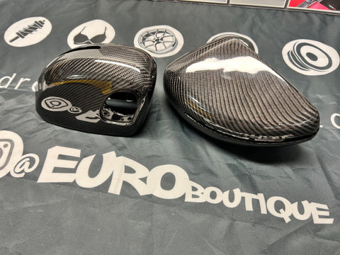 1st Gen Audi R8 Carbon Fiber OEM Side Mirror Housings (pair)
