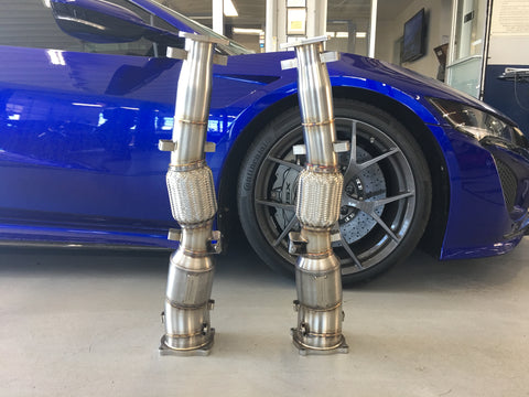 2017 - 2022 SOS Stainless Steel Sport+ Downpipes (pair)
