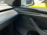 Tesla Model 3 Carbon Fiber 3-piece Dash Board Trim Set