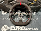 s2000 Flat Bottom Sport Leather / Alcantara Steering Wheel
