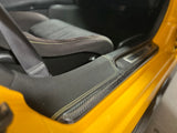 s2000 Custom Carbon Fiber, Alcantara, Leather Door Sill Guards