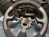 s2000 Round Sport Leather / Alcantara UPGRADED Thicker Steering Wheel