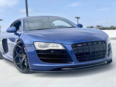 1st gen R8 CARBON FIBER FRONT LOWER LIP MAXTON Style