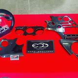 Toyota MKIV Supra 4-piece Bespoke 100% Carbon Fiber Dash Panel Kit for LHD cars