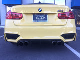 BMW KLASS Carbon BMW F8x M3 M4 CF 1-piece Rear Diffuser