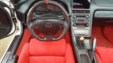 NSX OEM Carbon Fiber Flat Bottom Steering Wheel (1991-2005 NSX)