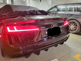 Audi R8 Gen2 Spyder Convertible Carbon Fiber 3-Piece Trunk Lip Spoiler