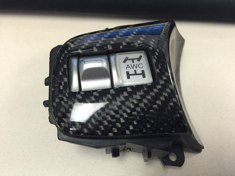 Mitsubishi EVO X Carbon Fiber Steering wheel Switch Panel replacement