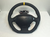 NSX OEM Flat Bottom Leather / Alcantara Steering Wheel (1991-2005 NSX)