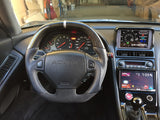 NSX OEM Carbon Fiber Flat Bottom Steering Wheel (1991-2005 NSX)