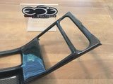 NSX 100% Carbon Fiber LHD Double Din Center Dash Panel made from Scratch (1991-2005 NSX) Ashtray Delete