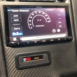 NSX 100% Carbon Fiber LHD Double Din Center Dash Panel made from Scratch (1991-2005 NSX) Ashtray Delete