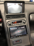 NSX 100% Carbon Fiber LHD Double Din Center Dash Panel made from Scratch (1991-2005 NSX) Ashtray Delete