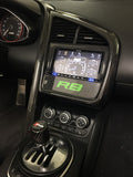 Audi R8 Carbon Fiber Double DIN Radio Custom Trim Bezel