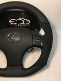 Lexus IS-F IS250 IS350 Carbon Fiber Flat Bottom Steering Wheel