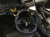 NSX OEM Flat Bottom Leather / Alcantara Steering Wheel (1991-2005 NSX)