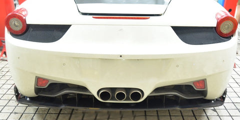 Ferrari 458 Klass Carbon Fiber VEL Rear Apron Diffuser