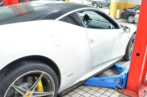 Ferrari 458 Klass Carbon Fiber VEL Side Skirts