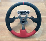 s2000 Flat Bottom Sport Leather / Alcantara Steering Wheel