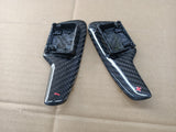 Chevy Corvette C8 Bespoke Carbon Fiber Steering Wheel Paddles Shifter Covers