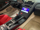 NSX 100% Carbon Fiber LHD Double Din Center Dash Panel made from Scratch (1991-2005 NSX) Ashtray Delete