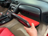 NSX 100% Carbon Fiber LHD Double Din Center Dash Panel made from Scratch (1991-2005 NSX) Ashtray Delete