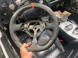 Toyota MKIV Supra Carbon Fiber Flat Bottom Steering Wheel