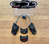 Audi R8 Carbon Fiber 3-piece steering wheel switch panel