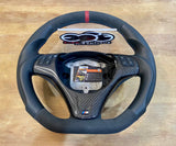 BMW Carbon Fiber Flat Bottom E9x M3 Steering Wheel (fits 2008-2013)