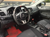 Mitsubishi EVO X OEM Flat Bottom Carbon Fiber Steering Wheel