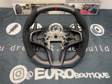 2017-2022 NC1 NSX Upgraded Carbon Fiber Steering Wheel with Alcantara / Napa Leather