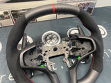 2017-2022 NC1 NSX Upgraded Carbon Fiber Steering Wheel with Alcantara / Napa Leather