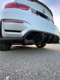 BMW KLASS Carbon BMW F8x M3 M4 CF 3-piece Rear Diffuser