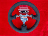 s2000 Round Sport Leather / Alcantara UPGRADED Thicker Steering Wheel