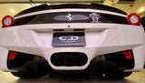 Ferrari 458 Carbon Fiber High Kick Rear Trunk Lip Spoiler