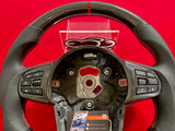 2020+ Toyota A90 A91 MK5 Supra Carbon Fiber Flat Bottom Steering Wheel